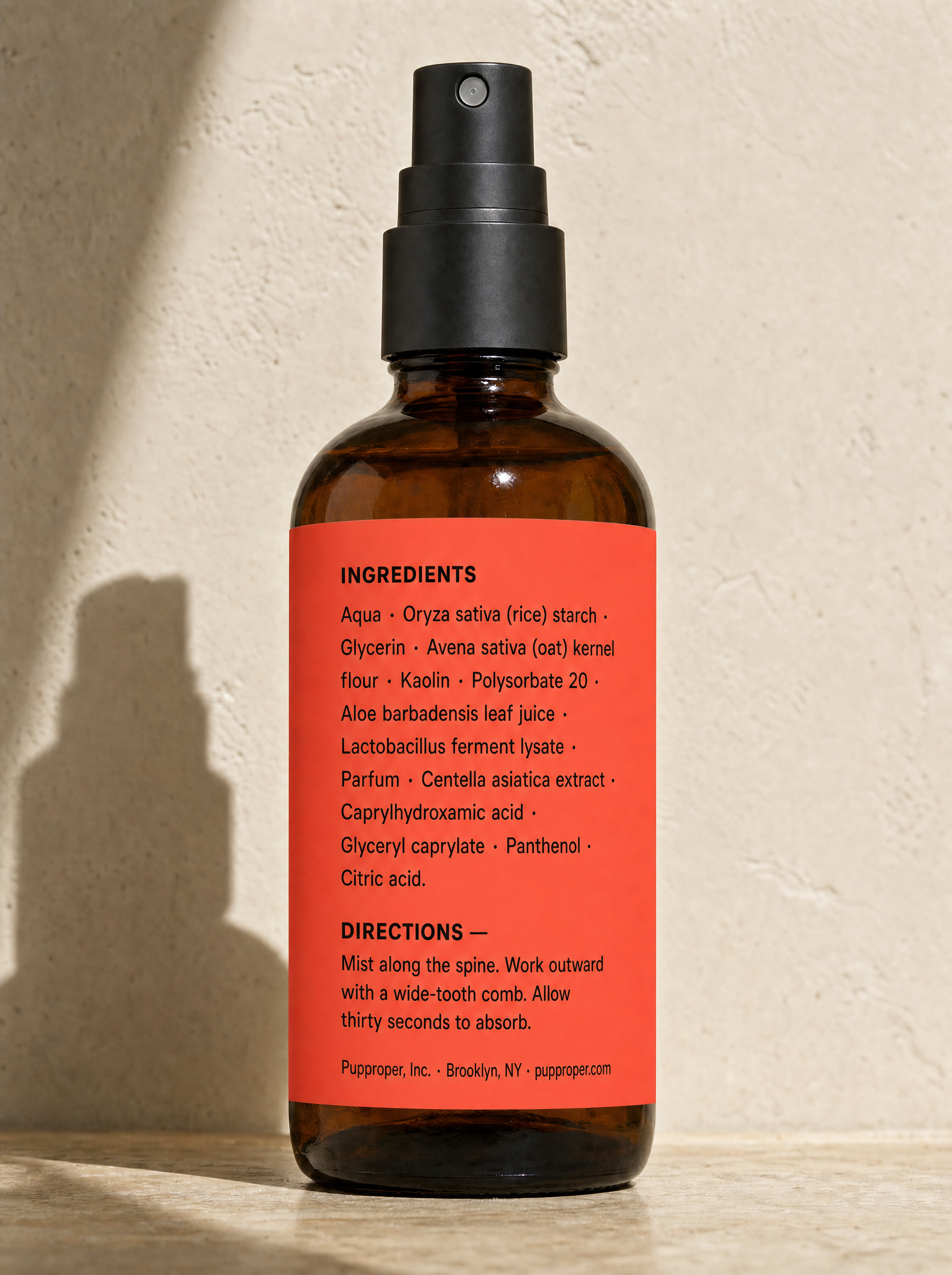 Resurrection back label — full ingredient list